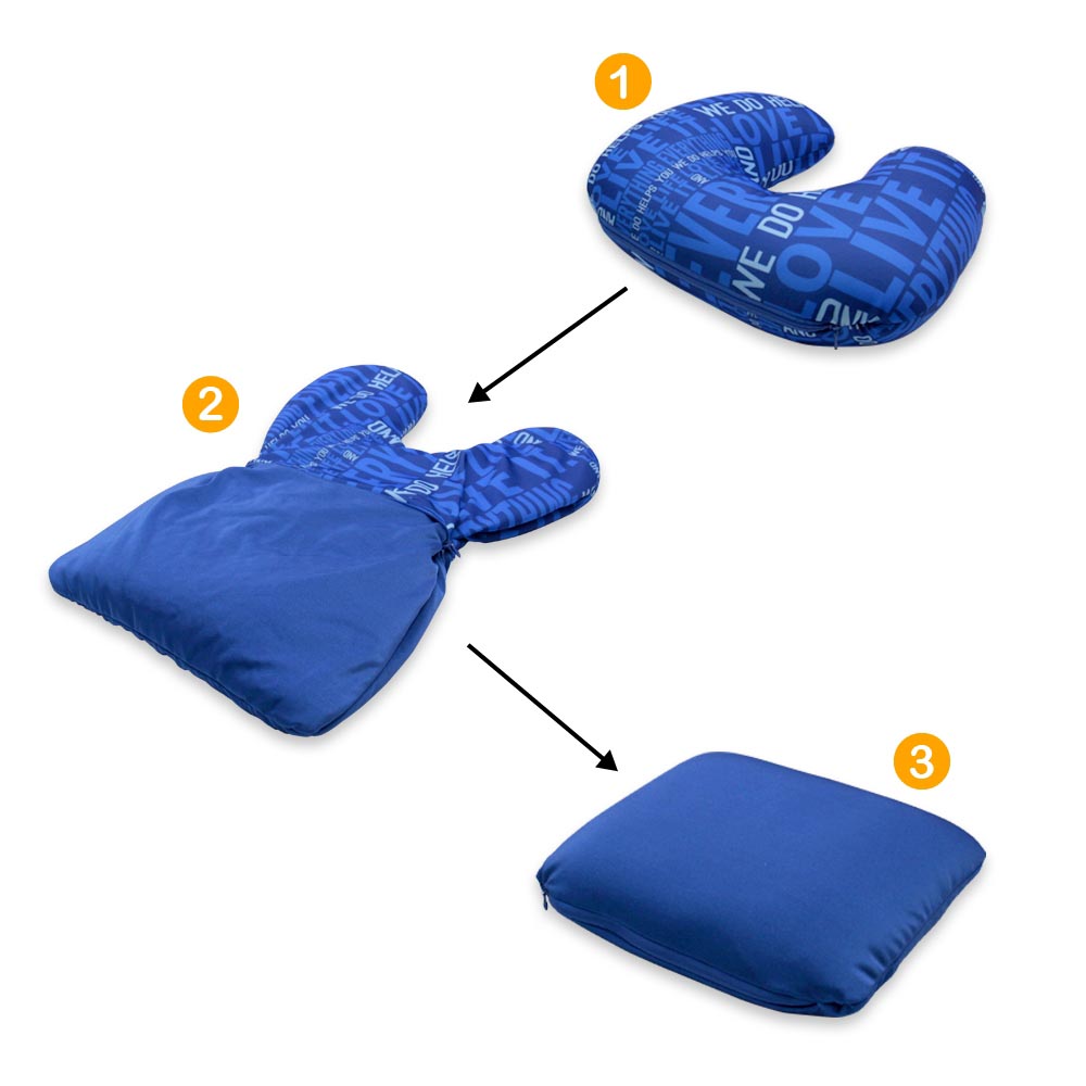 2 in 1 U Shape Pillow